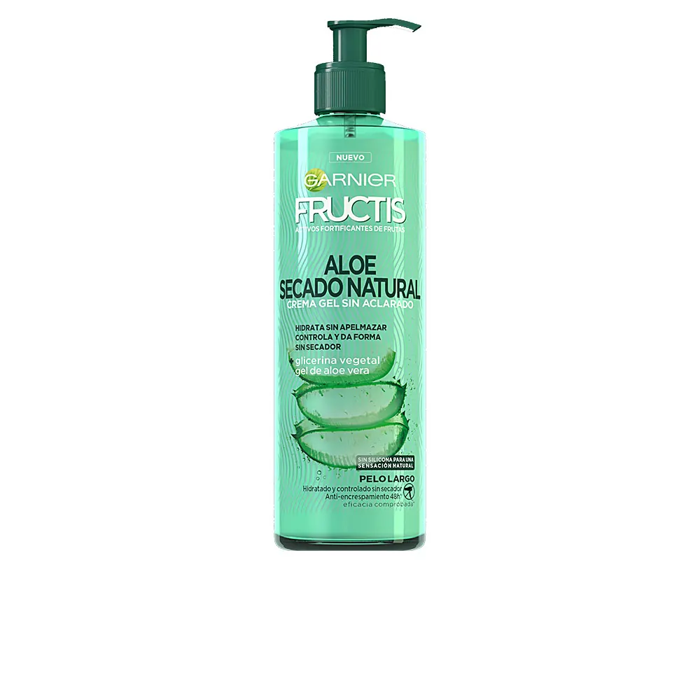 FRUCTIS ALOE SECADO NATURAL crema gel sin aclarado 400 ml