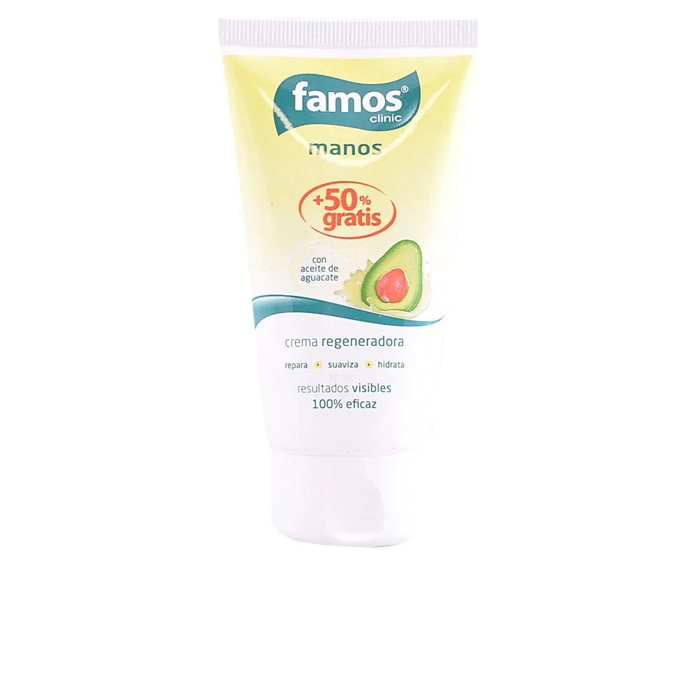 FAMOS crema manos regeneradora aceite de aguacate 75 ml