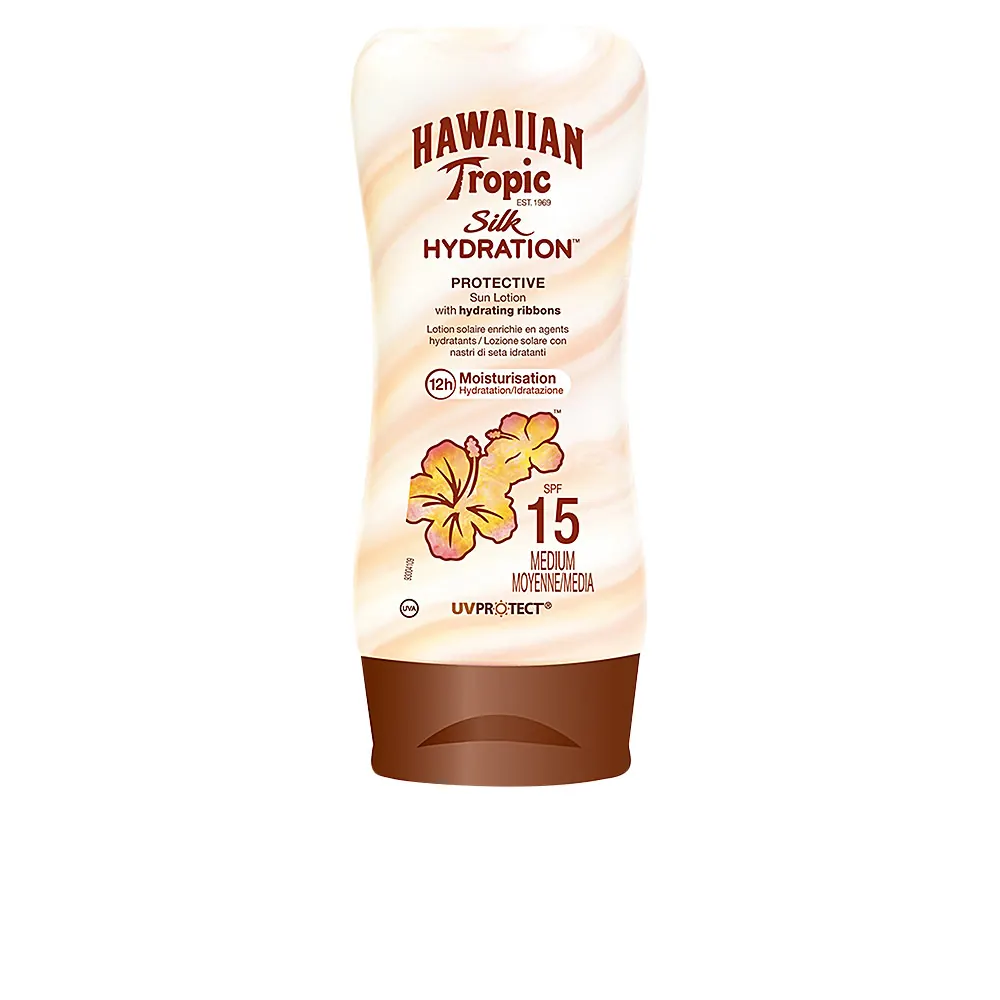 SILK HYDRATION loción solar protectora SPF15 180 ml