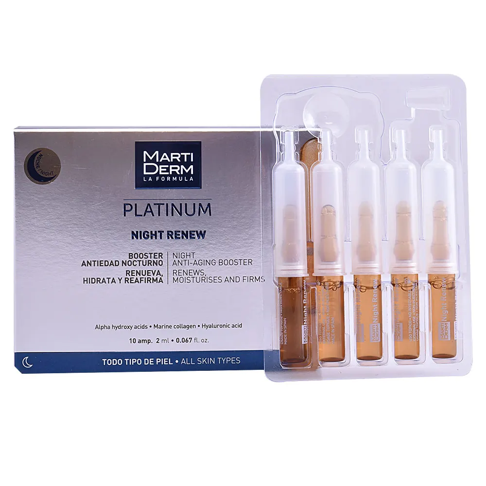 PLATINUM NIGHT RENEW ampollas 10 x 2 ml