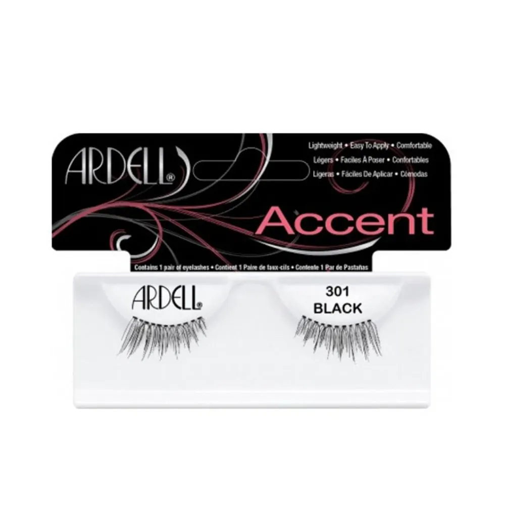 ARDELL ACCENT pestañas #301 black 1 u