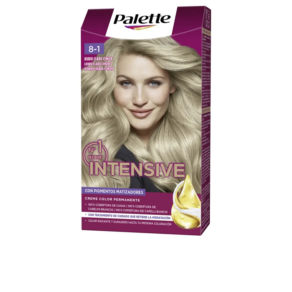 PALETTE INTENSIVE tinte #8.1-rubio claro ceniza 1 u