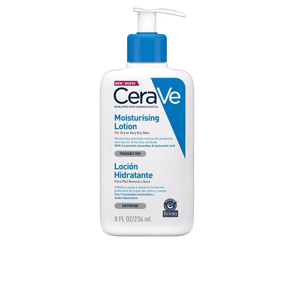 LOCIÓN hidratante cuerpo y rostro con fórmula ligera enriquecida con ácido hialurónico 236 ml
