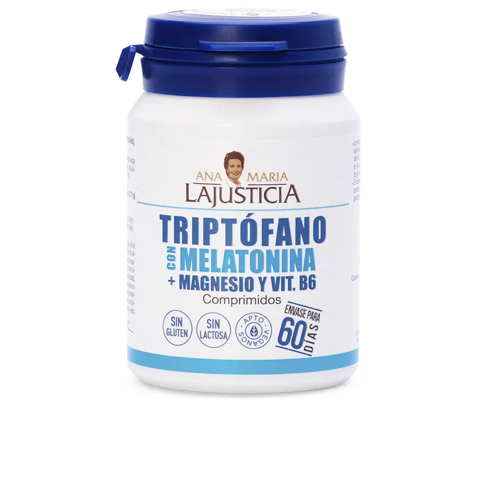 TRIPTOFANO CON MELATONINA + MAGNESIO Y VIT.B6 60 comprimidos