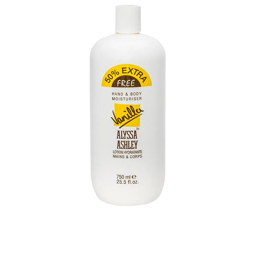 VANILLA hand and body moisturiser 750 ml