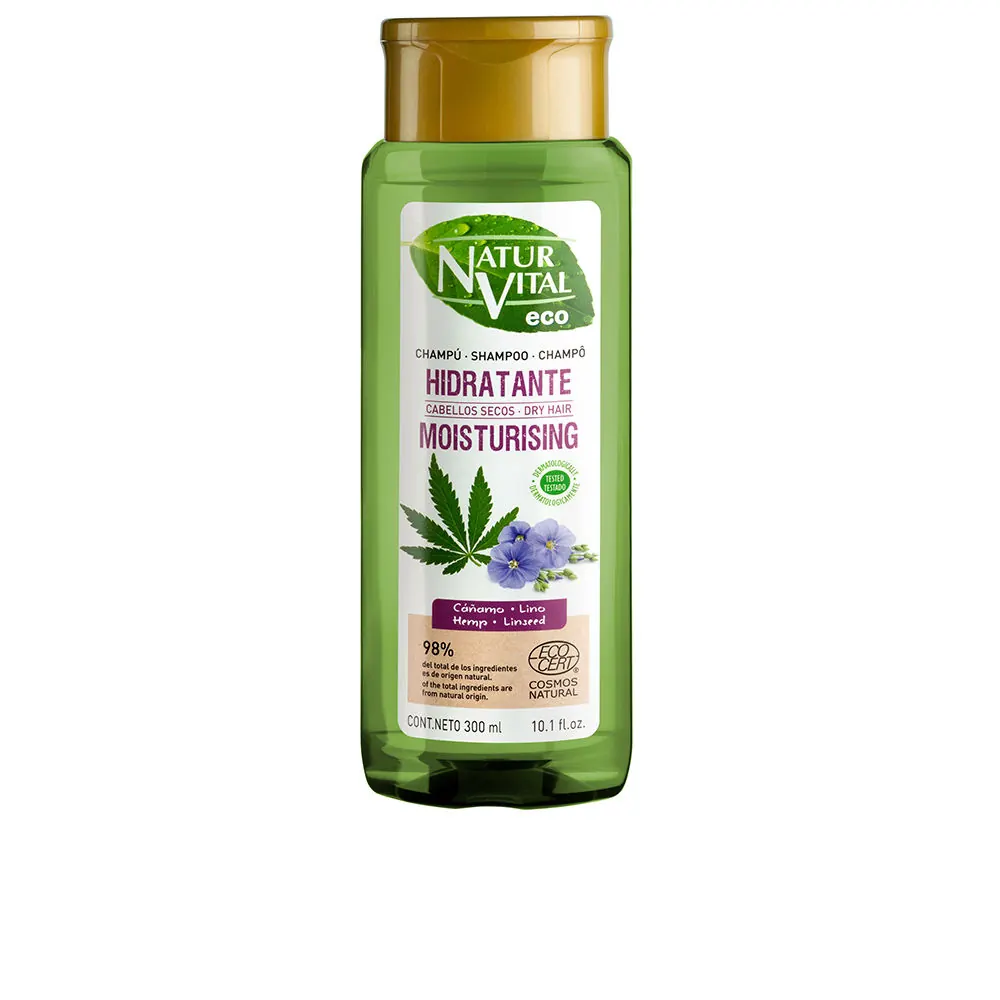 ECO HIDRATANTE cáñamo y lino champú 300 ml