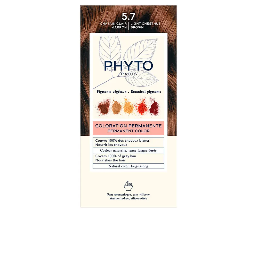 PHYTOCOLOR #5.7-castaño marrón claro 4 u