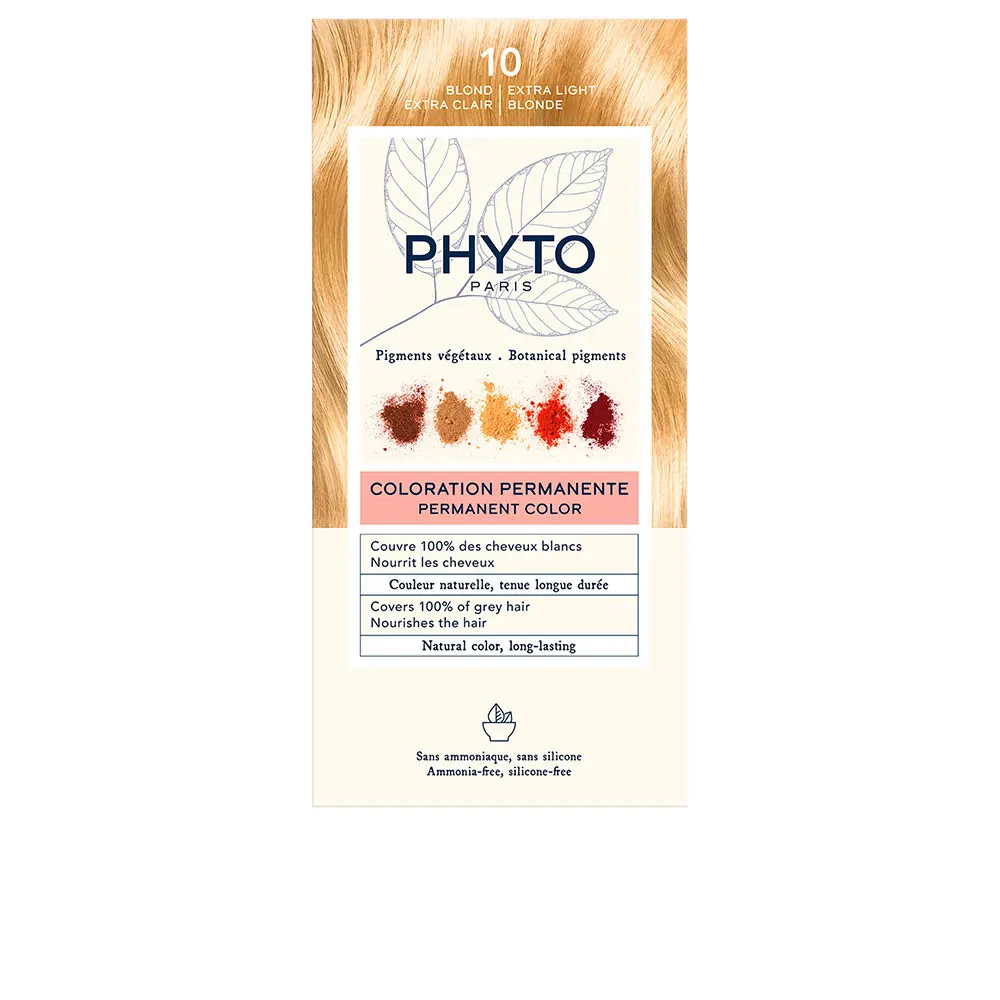 PHYTOCOLOR #10-rubio extra claro 4 u