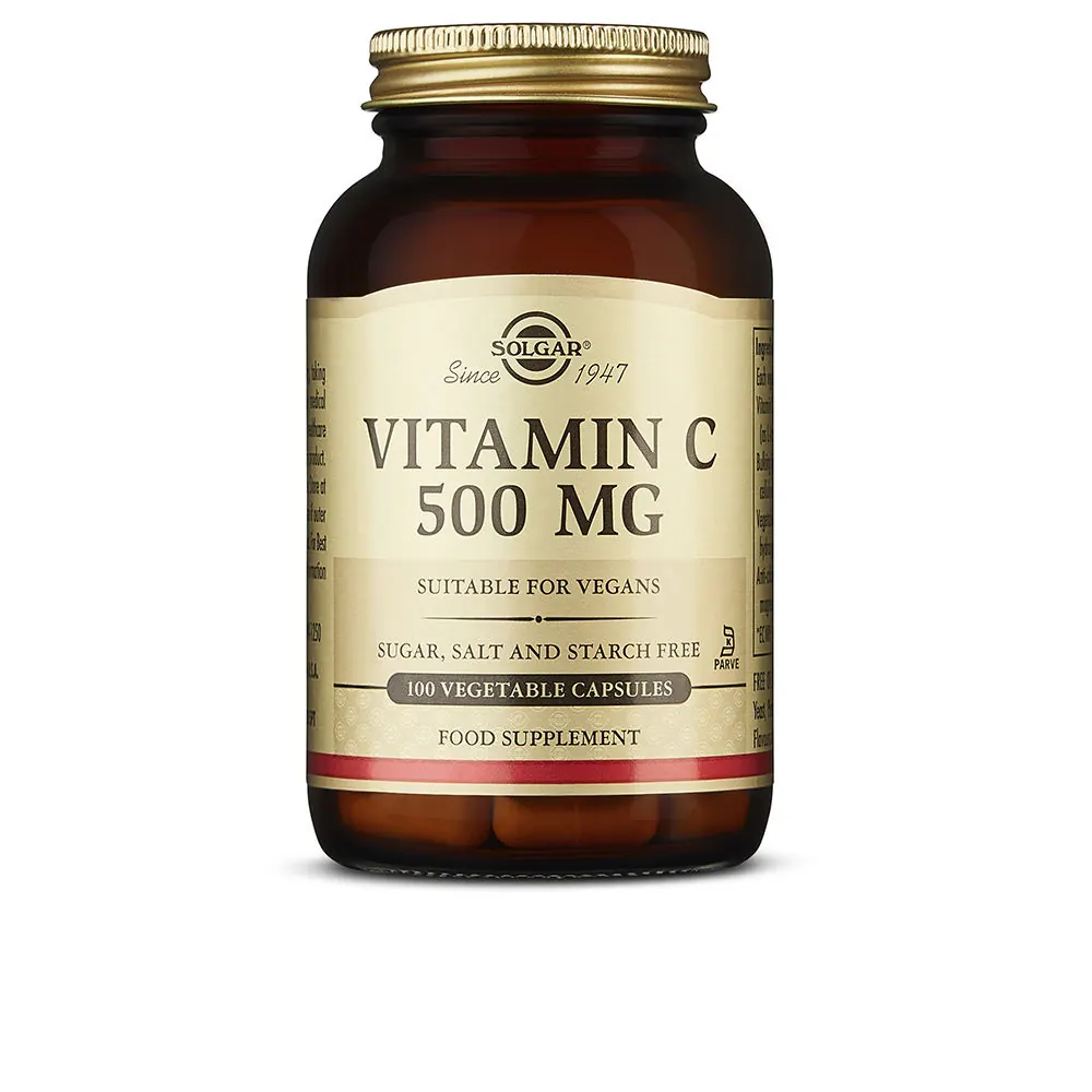 VITAMINA C 500 mg cápsulas vegetales 100 u