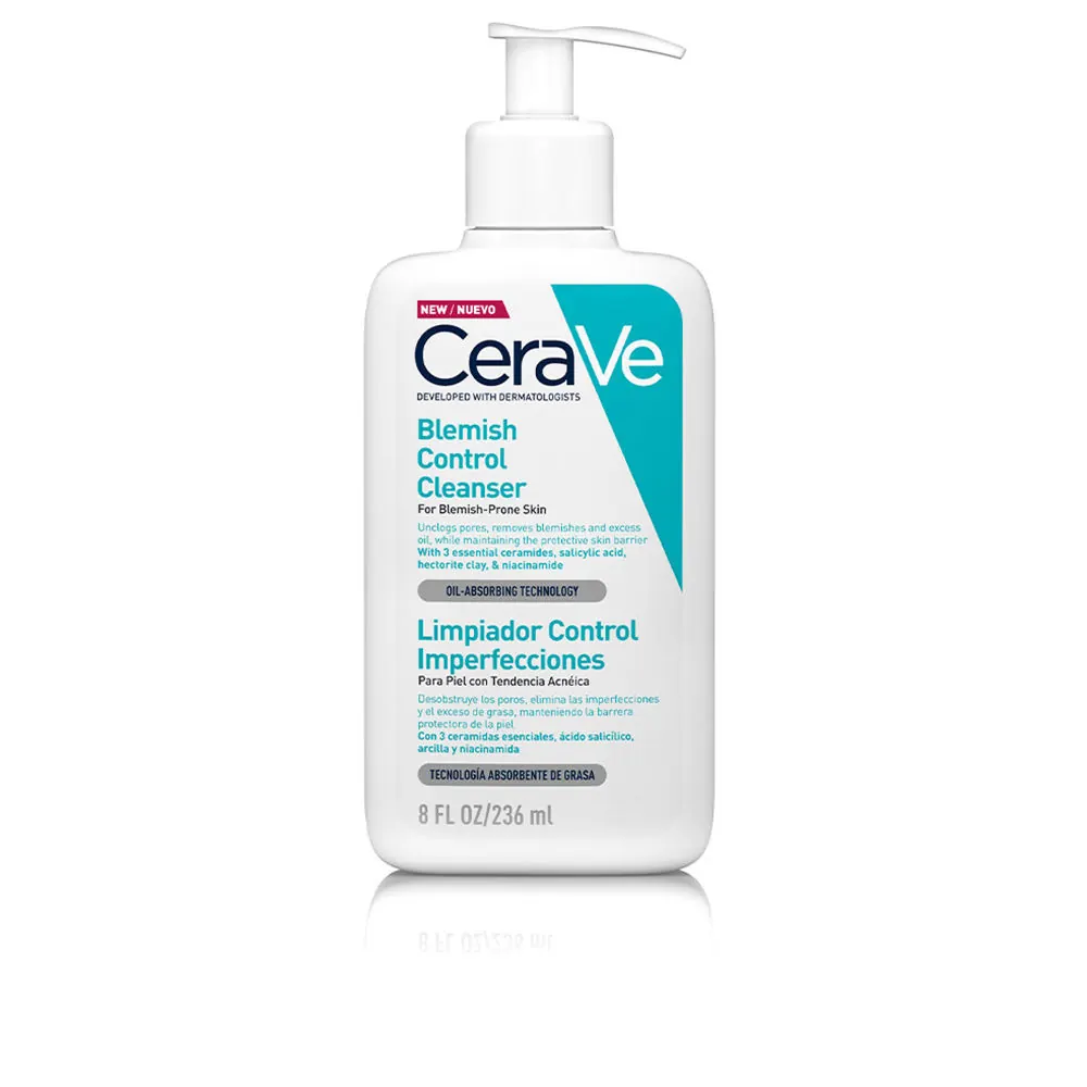 LIMPIADOR control imperfecciones con ácido salicílico pieles grasas y con tendencia acnéica 236 ml
