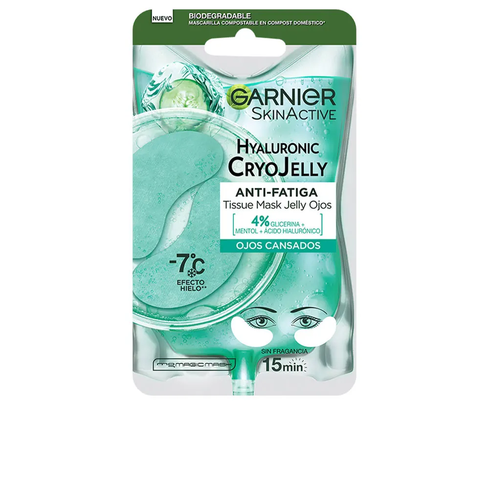 SKINACTIVE mascarilla hyaluronic cryojelly antifatiga ojos cansados efecto hielo 5 gr