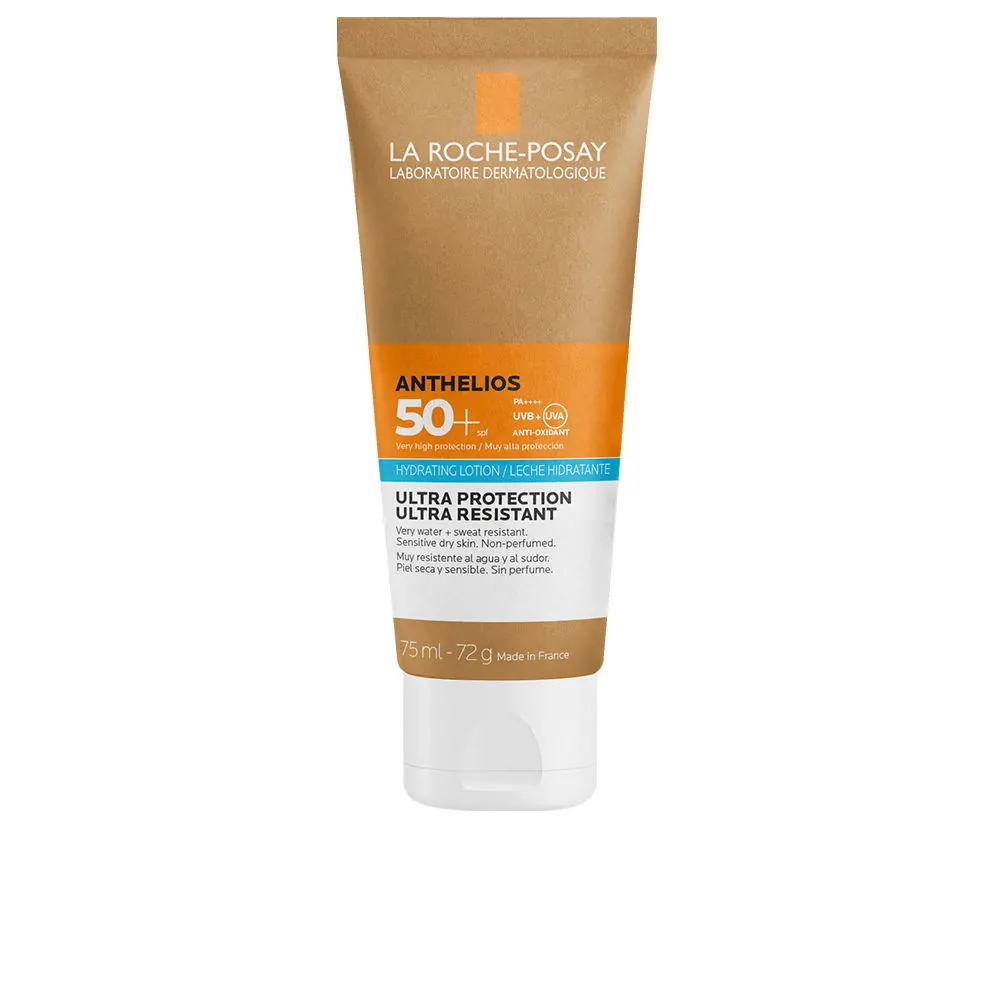 ANTHELIOS LECHE CARTON TUBE protector solar cuerpo, tubo eco-sostenible SPF50+ 75 ml