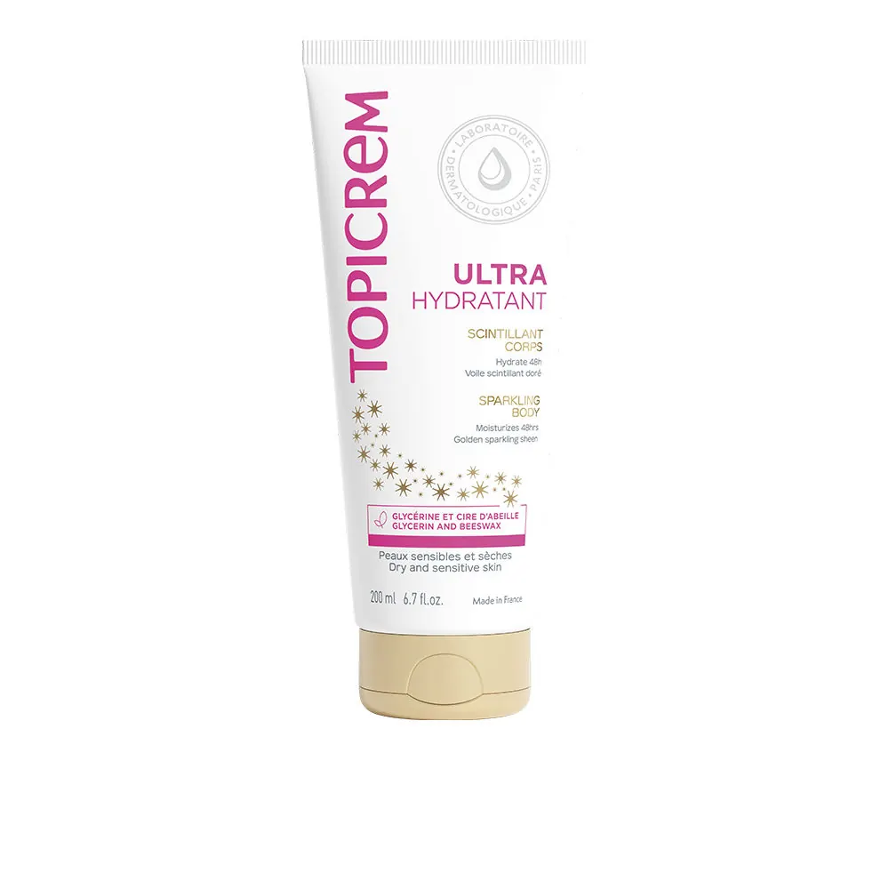 UH leche ultra hidratante corporal piel brillo dorado 200 ml