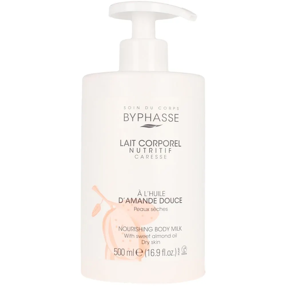 LECHE CORPORAL nutritiva con aceite de almendra 500 ml