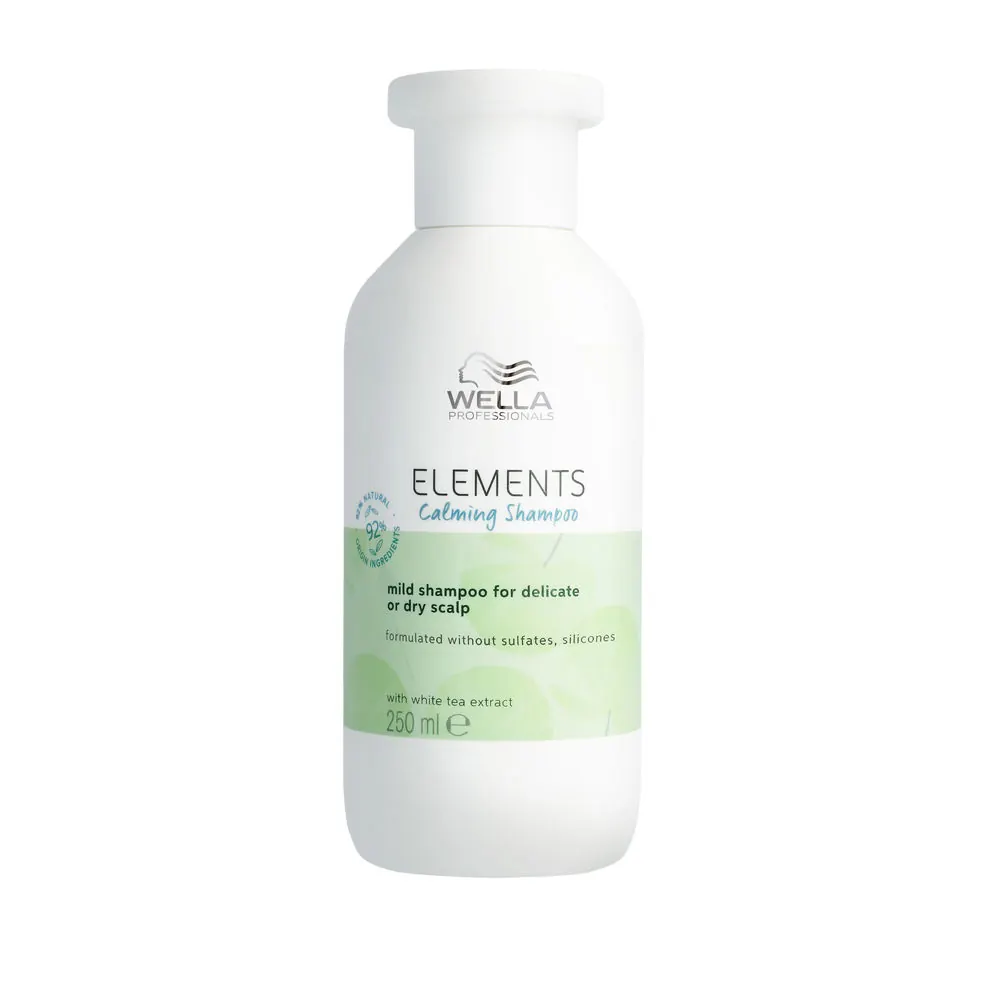 ELEMENTS Champú natural Calmante para cuero cabelludo seco o delicado 250 ml