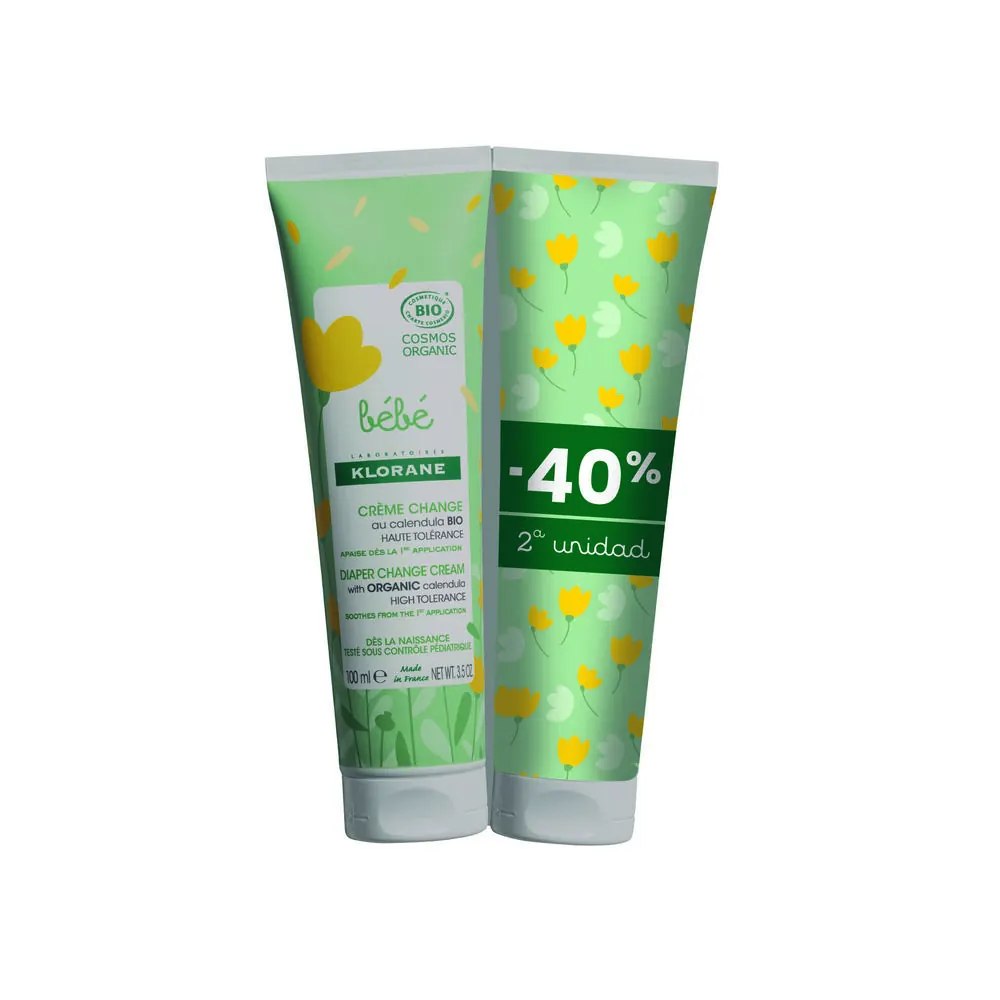 BÉBÉ BIO crema pañal pack 2 x 100 ml