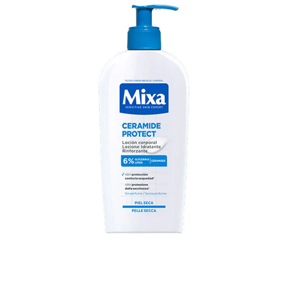 MIXA CERAMIDE PROTECT loción corporal hidratante piel seca 400 ml