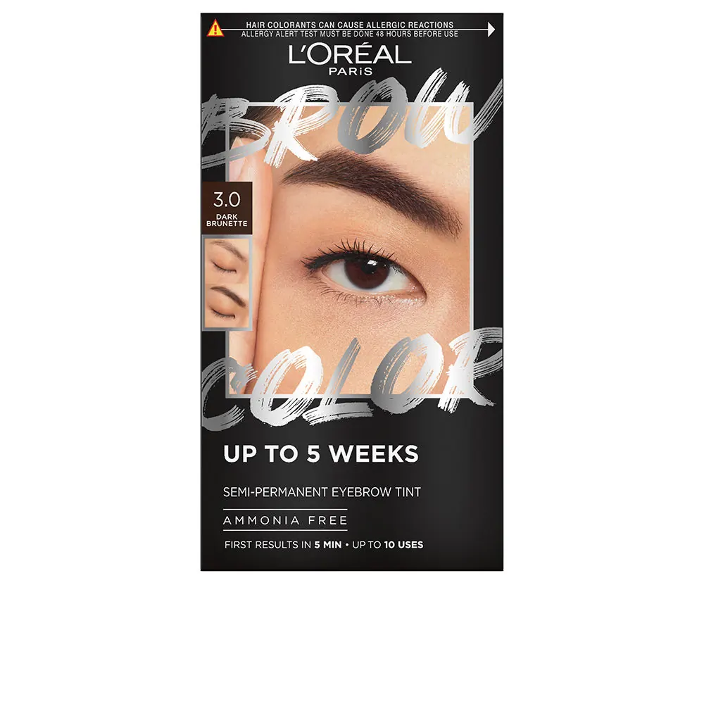 BROW COLOR tinte de cejas #3.0-dark brunette 4 u