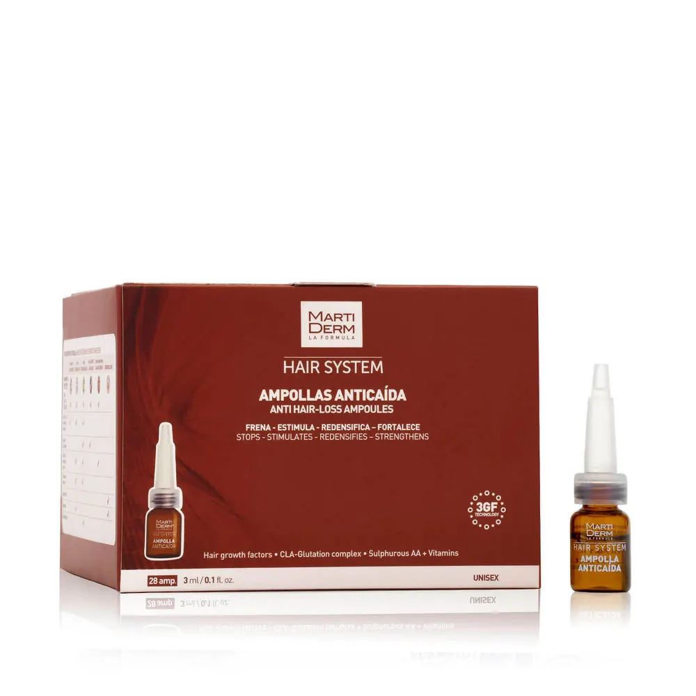 HAIR SYSTEM ampollas anticaída 28 x 3 ml