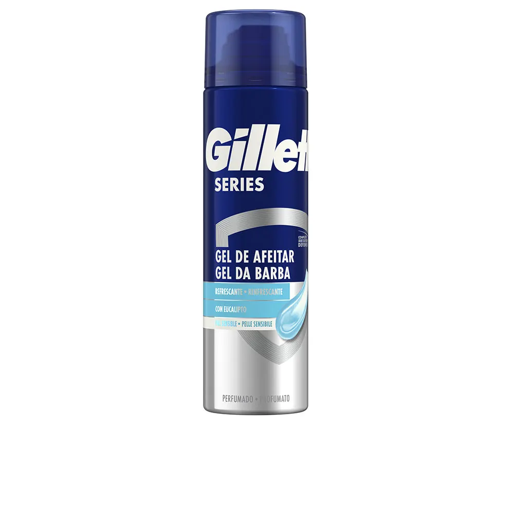 GILLETTE SERIES gel de afeitar refrescante piel sensible 200 ml