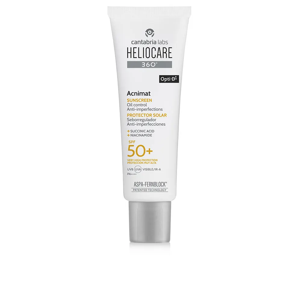 HELIOCARE 360° ACNIMAT protector solar sistema antiimperfecciones y matificante SPF50+ 50 ml