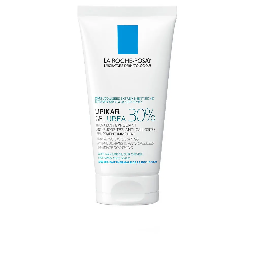 LIPIKAR gel con urea 30%, ideal para zonas secas y ásperas 50 ml