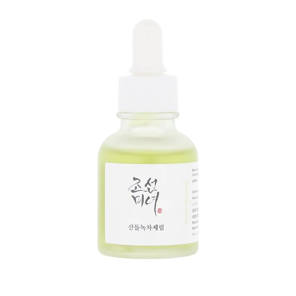 CALMING SERUM green tea + panthenol calma y refuerza la hidratación 30 ml