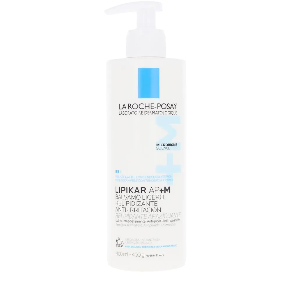 LIPIKAR BAUME LIGHT AP+M bálsamo de triple acción reparadora 400 ml