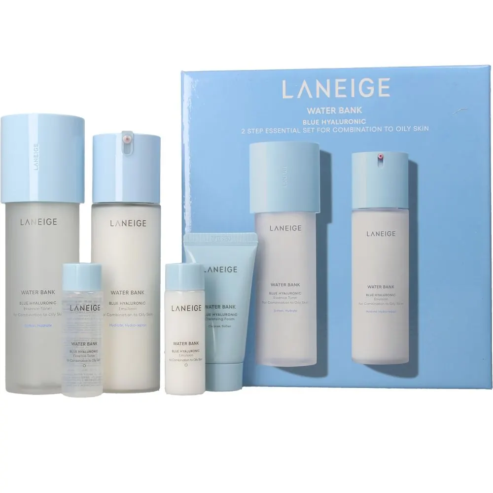 WATER BANK HA BLUE ESSENTIAL OILY SKIN ESTUCHE 5 pz