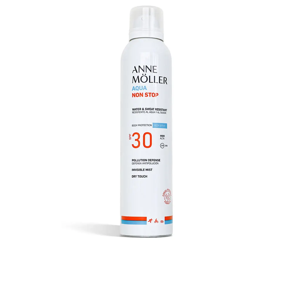 AQUA NON STOP resistente al agua y al sudor body spray SPF30 200 ml
