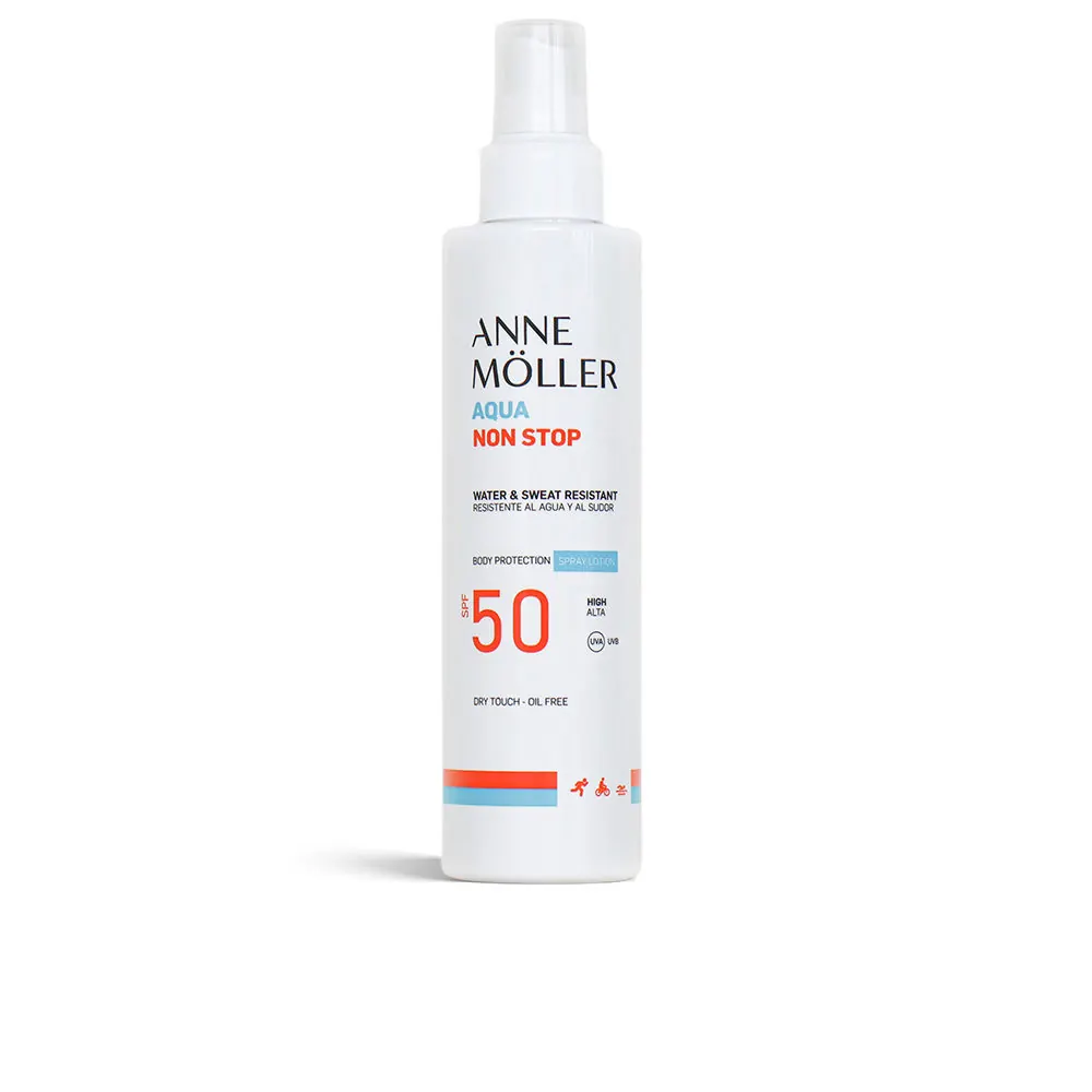 AQUA NON STOP resistente al agua y al sudor spray SPF50+ 175 ml