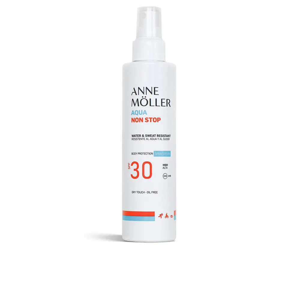 AQUA NON STOP resistente al agua y al sudor spray lotion SPF30 175 ml