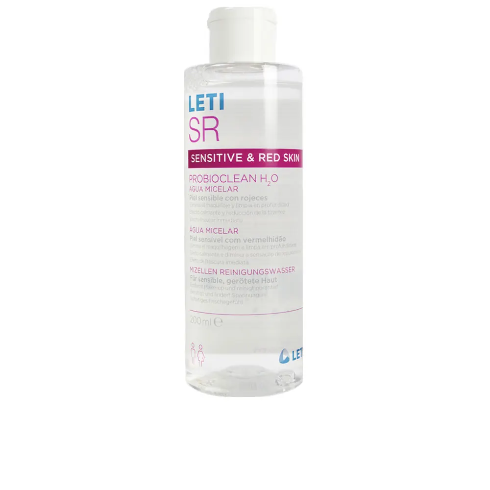 LETISR SENSITIVE & RED SKIN PROBIOCLEAN H2O agua micelar 200 ml