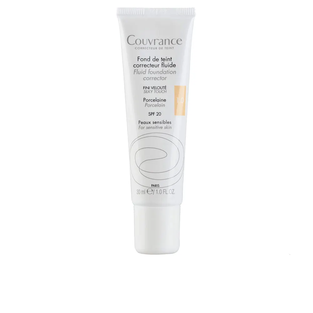 COUVRANCE base de maquillaje fluida pieles sensibles #miel 30 ml