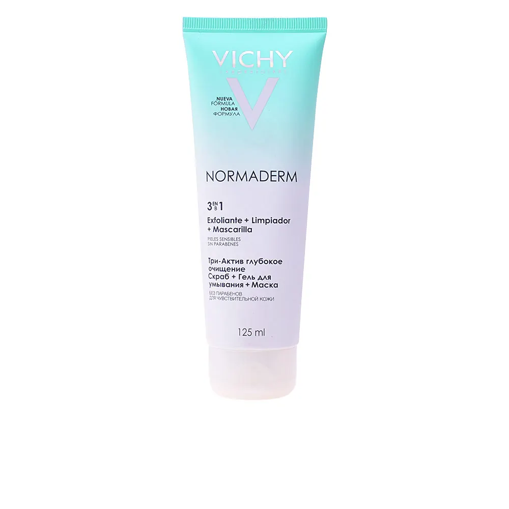 NORMADERM 3 EN 1 exfoliante, limpiador y mascarilla 125 ml