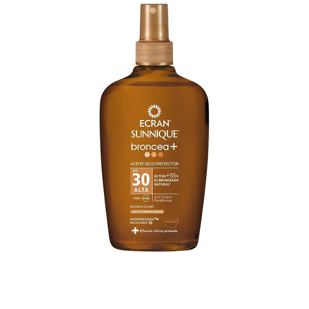 ECRAN SUNNIQUE BRONCEA+ aceite vapo SPF30 200 ml