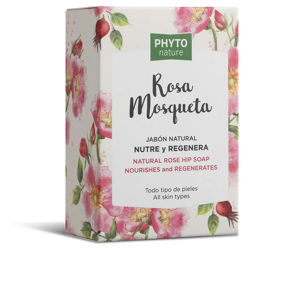 PHYTO NATURE pastilla jabón rosa mosqueta 120 gr