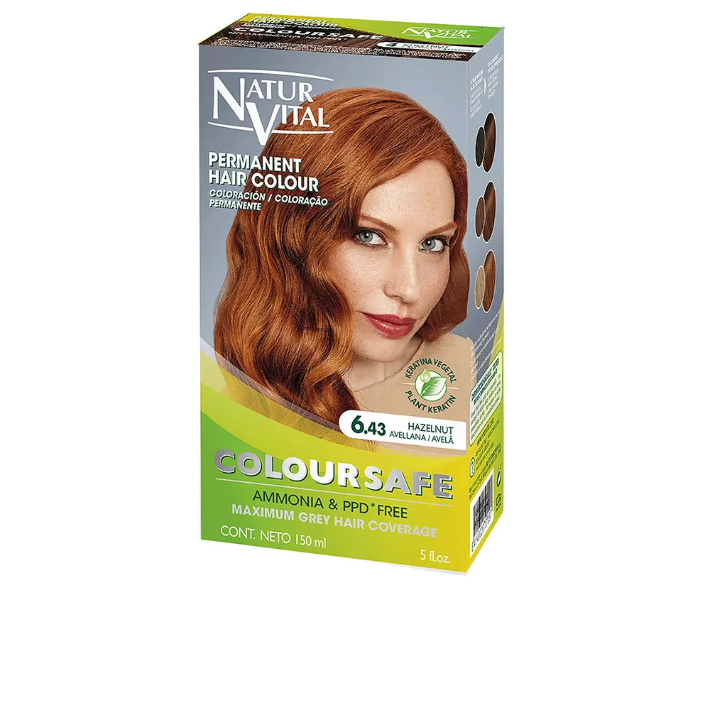 COLOURSAFE tinte permanente #6.43-avellana